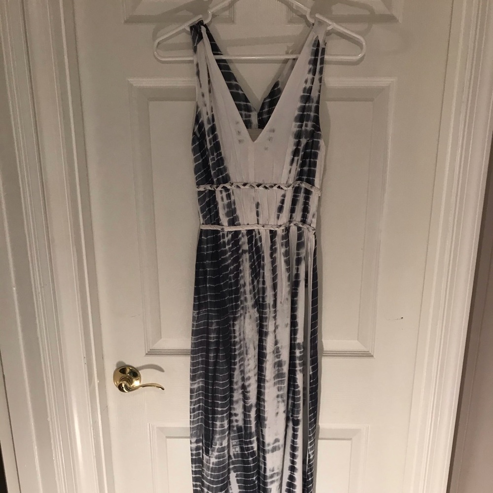 Tie dye maxi dress